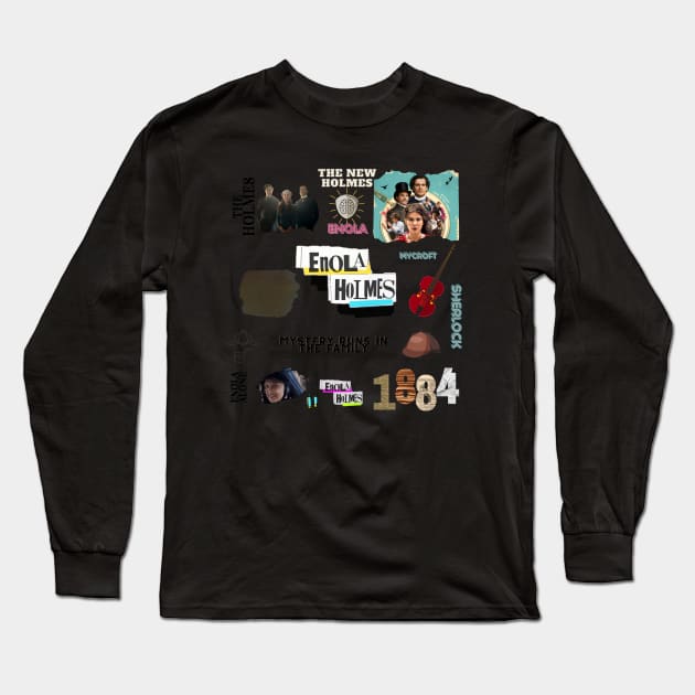 Enola Holmes Long Sleeve T-Shirt by PodByAsh